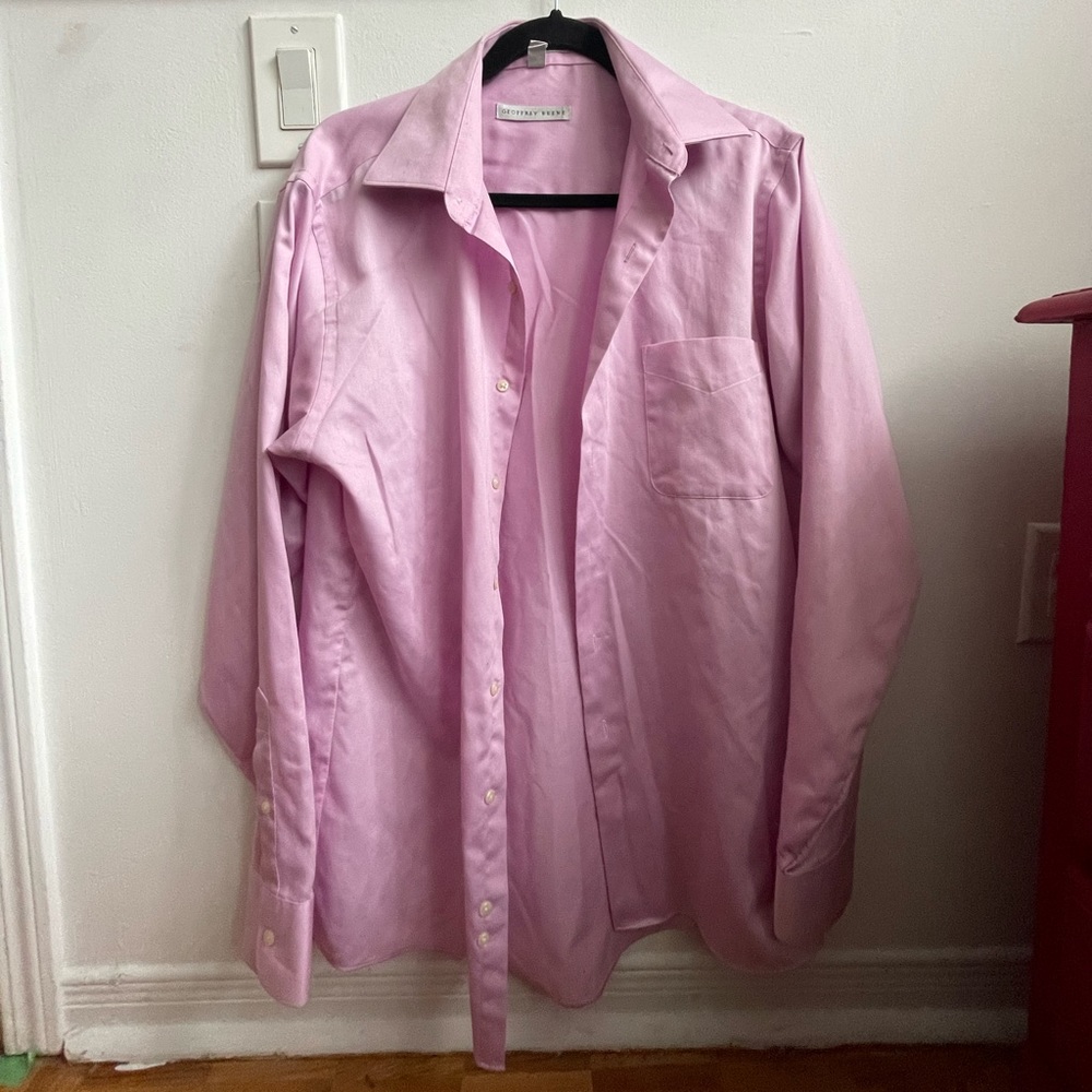 pink button down !